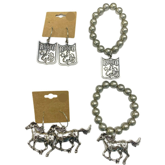 Rodeo Soul Charm Earring & Bracelet